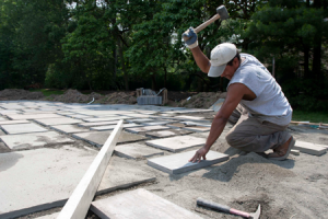 we install custom patios like this one